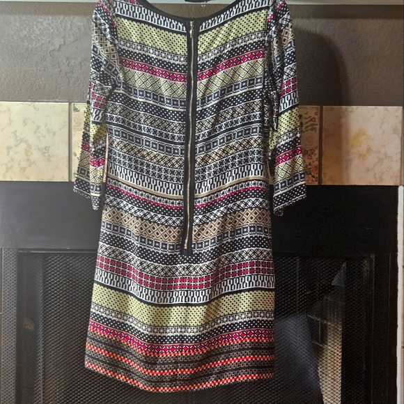 Retro striped midi dress - Picture 2 of 2